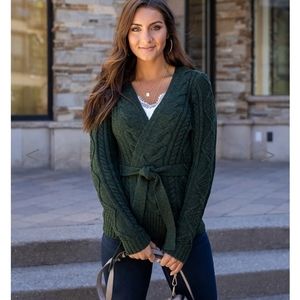 Grace & Lace Pine Wrap Sweater Cardigan